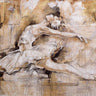 Feeling at Home Swan Lake Dance canvas art print by Gottfried Marta, featuring a graceful ballet dancer illustration on canvas.