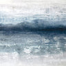 Horizon Coastal Canvas Art Print by Stephane Fontaine featuring a serene seaside scene, in a natural and calming color palette.