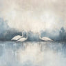 Still Waters Soft Wings II Animals canvas art print by Grace Mona, featuring gentle animal scenes on textured canvas.