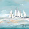 Coastal-themed canvas art print by Feeling at Home, featuring vibrant colors and ocean-inspired design by Lera.