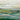 Feeling at Home green sunset pasture landscape art print by Lera, featuring vibrant natural scenery on canvas.