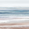 Serene Coastal Horizon II decorative canvas art print by Feeling at Home featuring a calming ocean view with soft coastal colors.