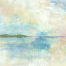 Spring Clouds landscape canvas art print by Feeling at Home featuring soft spring sky and cloud scene in warm tones.