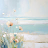 Blue abstract waters art print by Orlov Irena, coastal-themed canvas artwork with calming water and abstract design.