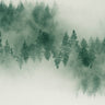 Emerald Forest No. 2 landscape canvas art print by Colligan Lynann, featuring lush green forest scenery for home decor.