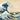 Landscape canvas art print of The Great Wave off Kanagawa by Hokusai Katsushika, featuring a powerful ocean wave scene.