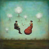 Fantasy canvas art print titled "Gravitea For Two" by Huynh Duy, featuring a dreamy design with soft colors and artistic details.