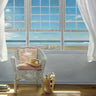 Feeling at Home Moments Peace Coastal canvas art print by Hollingsworth Karen showing serene seaside scene with soft ocean colors.