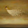 Freeform figurative canvas art print by Huynh Duy, vibrant and abstract artwork from Feeling at Home collection.