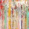 Vertical reflections abstract canvas art print by Herckenrath Ingeborg, showcasing vibrant, modern artwork for home decor.