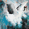 Blackwater Animals canvas art print by Hastings Porter, featuring detailed wildlife illustrations in a natural setting.