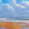 Coastal canvas art print titled Playa 15 by Krioutchkov Alex Hook, featuring seaside scenery in a natural home decor style.