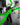 Feeling at Home inflatable tube man humor canvas art print by Kite Barry showing colorful, whimsical inflatable tube figure on canvas.