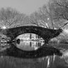 Winter landscape canvas art print featuring a bridge, from Feeling at Home, by PhotoINC Studio, showcasing a serene snowy scene.