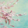 Sakura Fragile Beauty floral canvas art print by Loreth Lanie, featuring delicate pink cherry blossoms on a soft background.