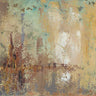 Splash abstract canvas art print by Pinto Patricia, featuring vibrant, flowing colors on a textured canvas surface.