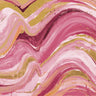 Abstract pink canvas art print by Feeling at Home featuring vibrant, modern design from Pinto Patricia.