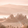 Feeling at Home Tramonto Bellissimo View landscape canvas art print by Marie Erin, featuring vibrant sunset hues and scenic view.