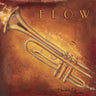 Flow Music canvas art print by Hakimipour-Ritter, featuring vibrant abstract design on textured canvas for modern home decor.