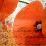 Feeling at Home Poppies Composition III floral canvas art print by Pinto Patricia showcasing vibrant red poppies on textured canvas.