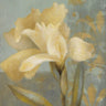 Teal Radiance II floral canvas art print by Loreth Lanie, featuring vibrant botanical design in shades of teal and green.