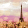 Feeling at Home Paris Sparkles photography canvas art print by Navas Emily, featuring shimmering Paris skyline on high-quality canvas.