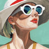 Art Print on canvas Vacation In Style Teal by Birch Kate Jarvik Fashion Post-Impressionism artwork