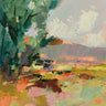 Landscape canvas art print of a tree in June by Vassileva Silvia, featuring natural scenery and vibrant colors.