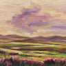 Art Print on canvas Purple Cloud by Vassileva Silvia Floral Post-Impressionism artwork