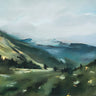 Art Print on canvas Mountain View by Sackmann Maggie Food Post-Impressionism artwork