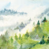 Art Print on canvas Evergreen by Rice Kristy Decorative Post-Impressionism artwork