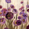 Art Print on canvas Pink and Purple Flowers by Vassileva Silvia Floral Post-Impressionism artwork