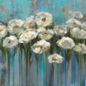 Art Print on canvas Anemones by the Lake by Vassileva Silvia Floral Post-Impressionism artwork