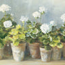 Art Print on canvas White Geraniums by Nai Danhui Floral Post-Impressionism artwork