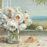 Art Print on canvas Coastal Roses v.2  by Nai Danhui Coastal Post-Impressionism artwork