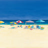 Art Print on canvas Day at the Beach by Tillmon Avery Coastal Post-Impressionism artwork