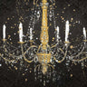 Art Print on canvas Grand Chandelier Black I by Wiens James Contemporary Post-Impressionism artwork