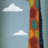 Art Print on canvas Giraffe by Fowler Ryan Animals Post-Impressionism artwork
