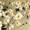 Art Print on canvas Anemones Japonaises Blancs by Novak Shirley Floral Post-Impressionism artwork