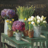 Art Print on canvas Les Fleurs Printemps on Black by Nai Danhui Floral Baroque artwork