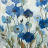 Art Print on canvas Abstracted Floral in Blue II by Vassileva Silvia Abstract Post-Impressionism artwork