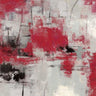 Art Print on canvas Stone Gardens III Red by Vassileva Silvia Abstract Post-Impressionism artwork