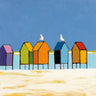 Art Print on canvas Cabanas II by Adams Phyllis Animals Post-Impressionism artwork