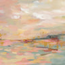 Art Print on canvas Pink Waves by Vassileva Silvia Abstract Post-Impressionism artwork