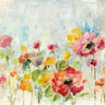 Art Print on canvas Summer Rain Floral by Vassileva Silvia Floral Impressionism artwork