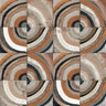 Art Print on canvas The Center I Abstract Warm by Warrick Cheryl Abstract Post-Impressionism artwork
