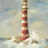 Art Print on canvas Lighthouse II by Nai Danhui Coastal Post-Impressionism artwork