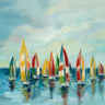 Art Print on canvas Regatta by Vassileva Silvia Coastal Impressionism artwork