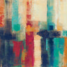 Art Print on canvas Bright Aqua Horizon Crop by Vassileva Silvia Abstract Baroque artwork
