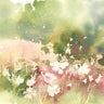 Art Print on canvas Floral Field by Pete Katrina Abstract Post-Impressionism artwork
